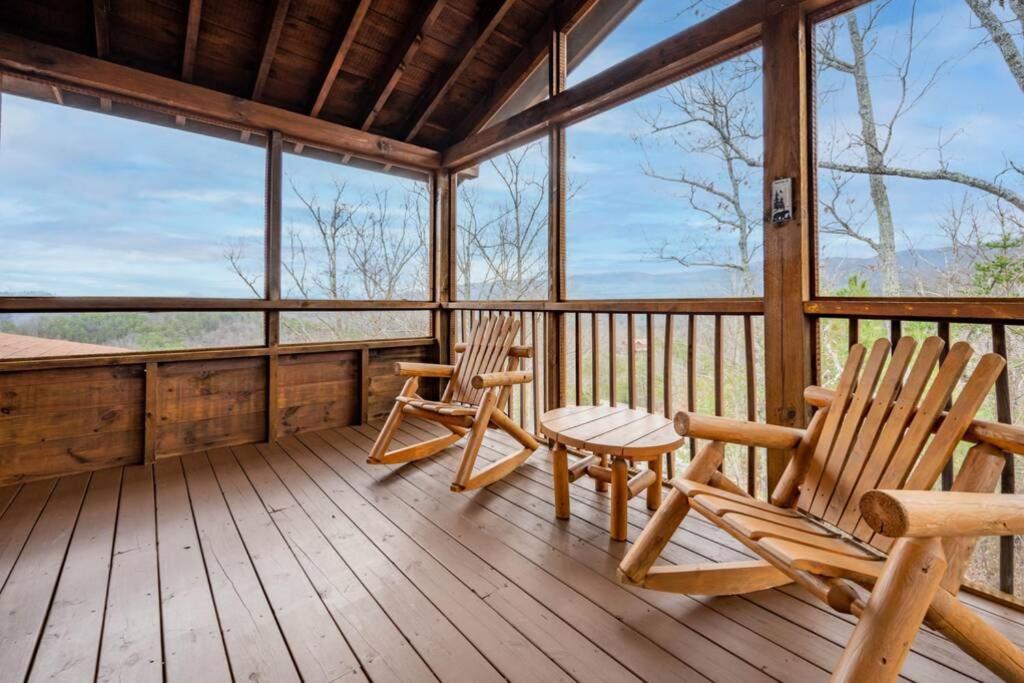Over The Mountain - Smoky Mountain View Cabin Sevierville Buitenkant foto