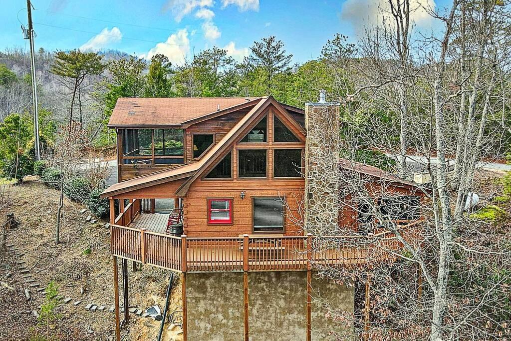 Over The Mountain - Smoky Mountain View Cabin Sevierville Buitenkant foto